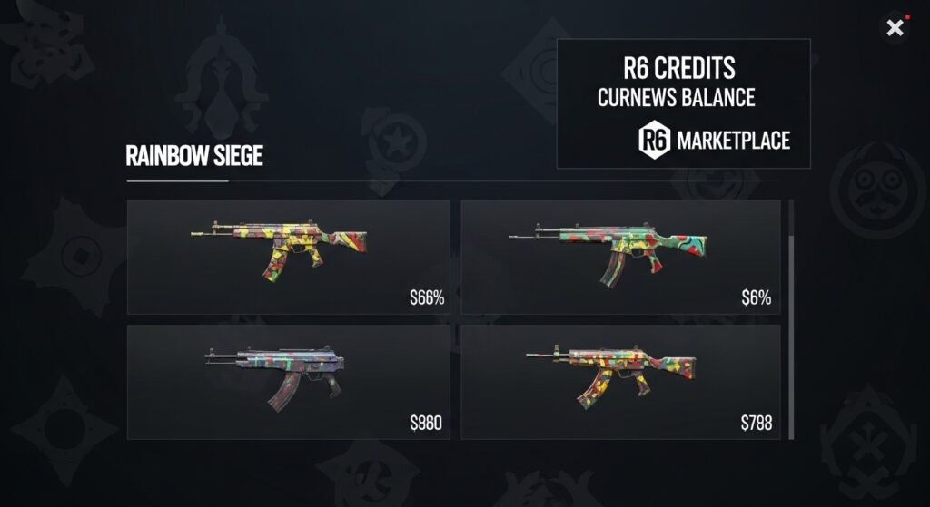 How to Use the R6 Marketplace to Trade Rare Skins